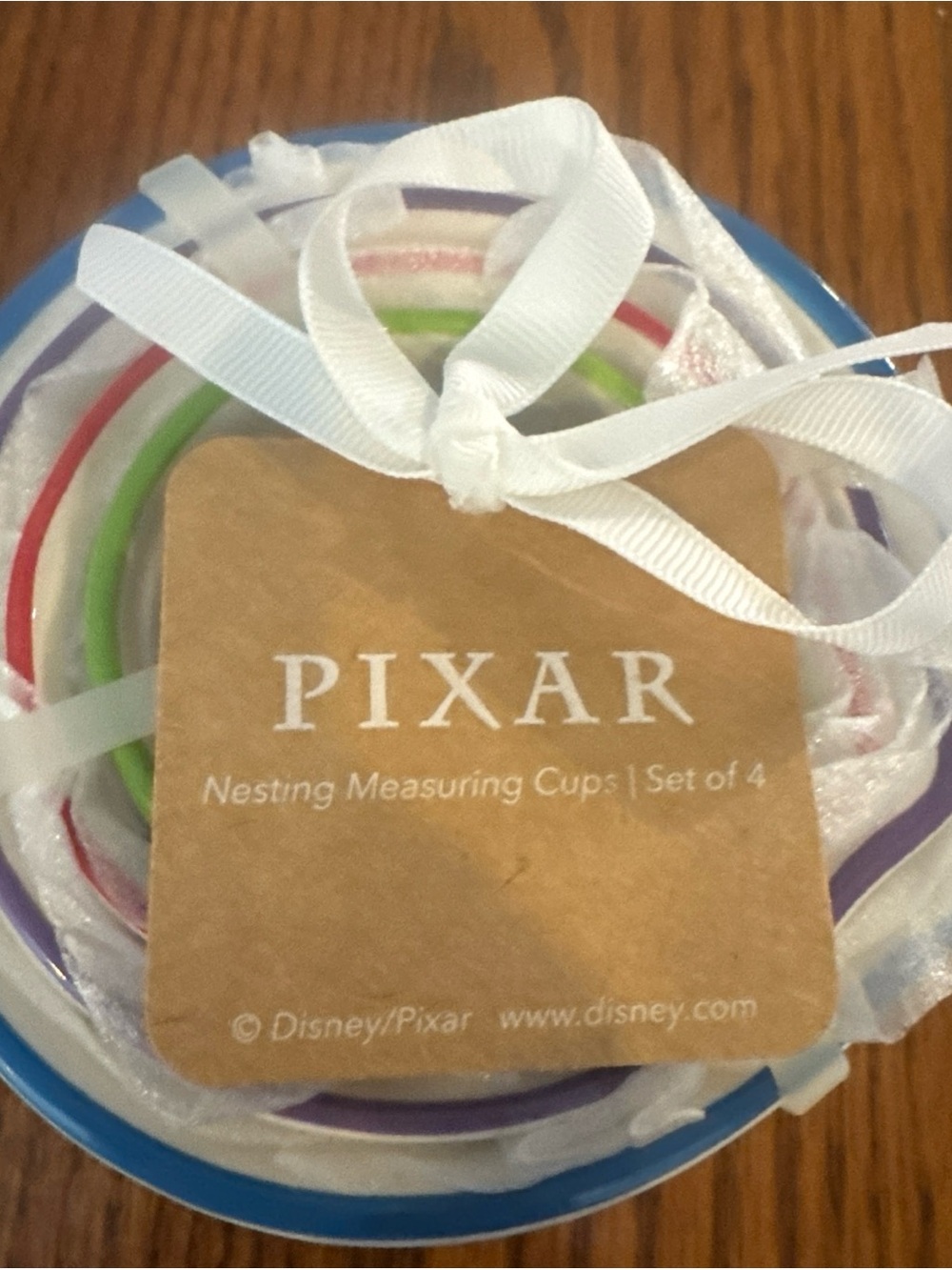 New RAE DUNN DISNEY Pixar TOY STORY Woody Nesting MEASURING CUPS Set Of 4 - Picture 5 of 6